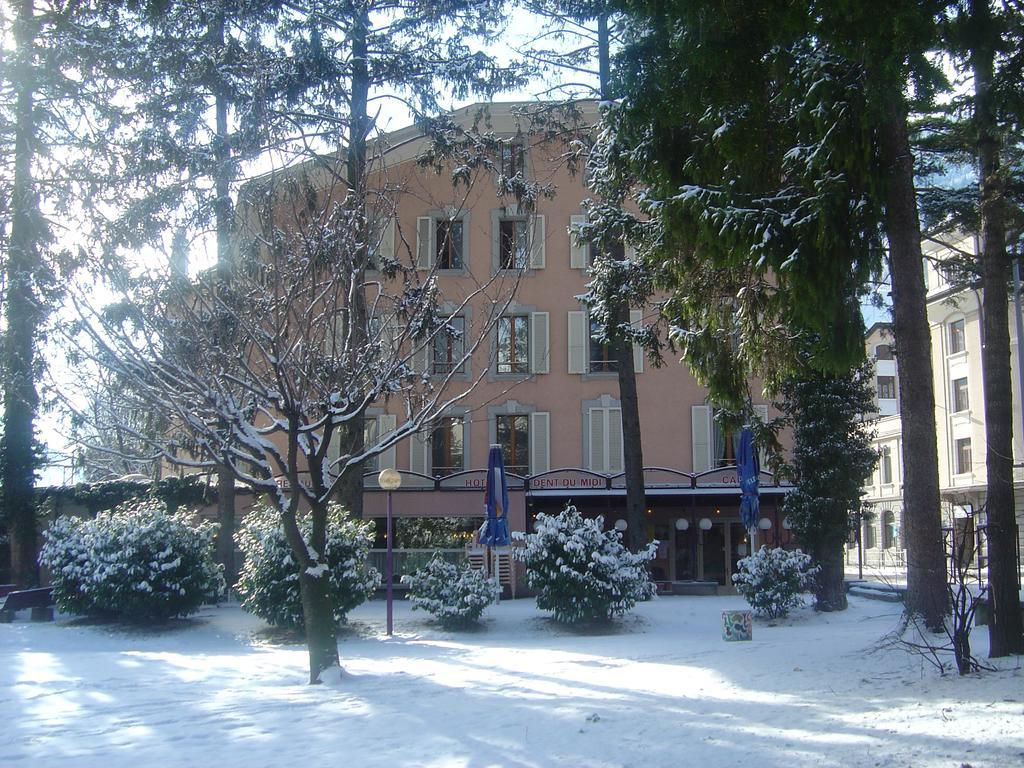 La Dent-Du-Midi Hotel & Restaurant Saint-Maurice Kültér fotó